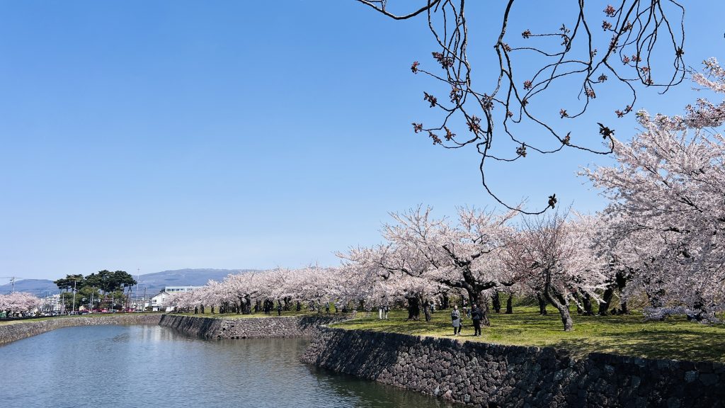 五稜郭公園：護城河
