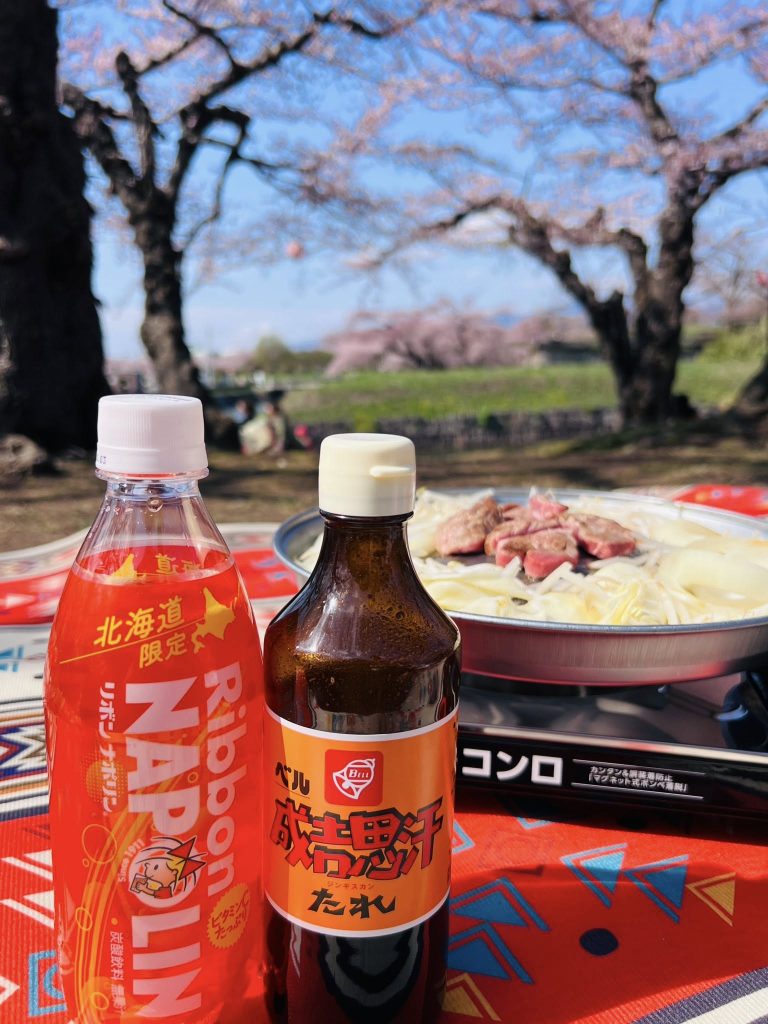 函館五稜郭賞櫻成吉思汗烤羊肉
